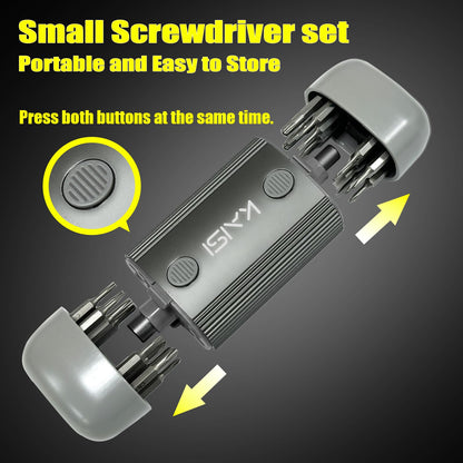 Kaisi 136 in 1 Electronics Repair Tool Kit Professional Precision Screwdriver Set Magnetic Drive Kit with Portable Bag