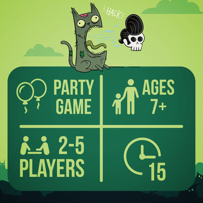 Exploding Kittens Original Edition - 2-5 Players - Ages 7+ - 15 Minutes to Play - High Stakes Card Game - Party Game, Family Game Night, Kid and Adult Card Game