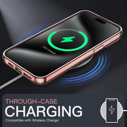 JETech Case for iPhone 15 6.1-Inch, Non-Yellowing Shockproof Phone Bumper Cover, Anti-Scratch Clear Back (Clear)