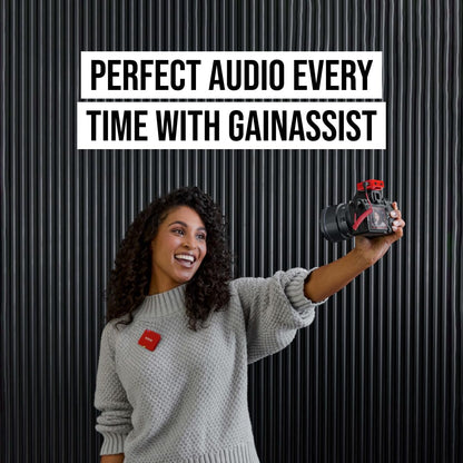 RØDE Wireless GO II Ultra-compact Dual-channel Wireless Microphone System with Built-in Microphones, On-board Recording and 200m Range for Filmmaking, Interviews and Content Creation