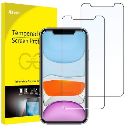 JETech Screen Protector for iPhone 8 Plus and iPhone 7 Plus 5.5-Inch, Tempered Glass Film, 2-Pack