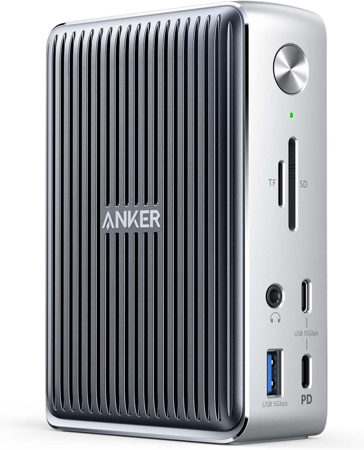 Anker 577 Docking Station (13-in-1, Thunderbolt 3) 85W Charging for Laptop, 18W for Phones, 4K Dual Display, 10 Gbps USB-C Data, Ethernet, Audio, SD 4.0