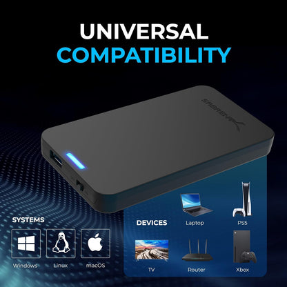 SABRENT 2.5in SATA to USB 3.0 Tool-Free SSD/HDD Enclosure (EC-UASP)