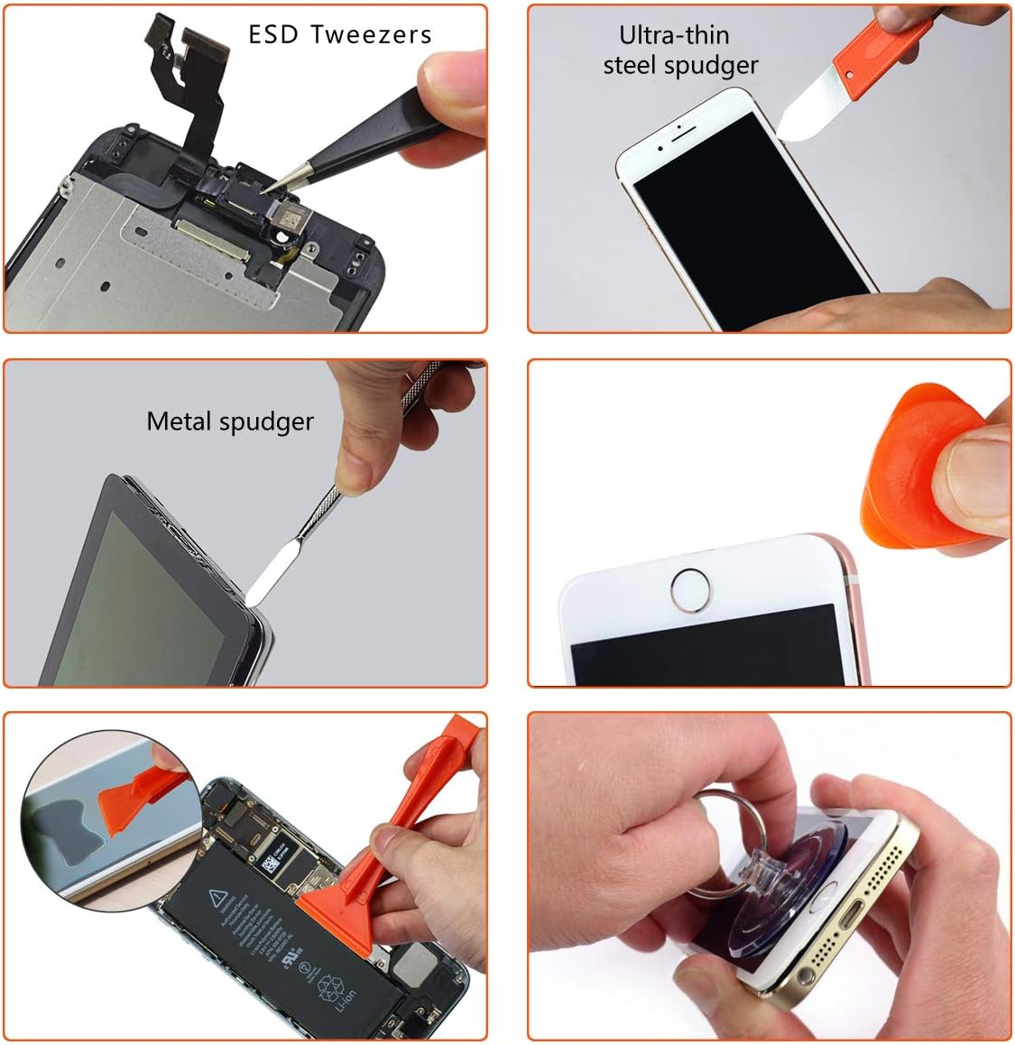 90pcs Electronics Repair Tool Kit Professional, Precision Screwdriver Set Magnetic for Fix Open Pry Cell Phone, Apple iPhone, Computer, PC, Laptop, Tablet, iPad, Mac book with Portable Bag