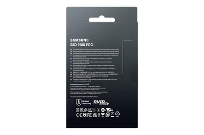 Samsung SSD 9100 PRO 2TB, PCIe 5.0x4 M.2 2280, Up to 14,700MB/s