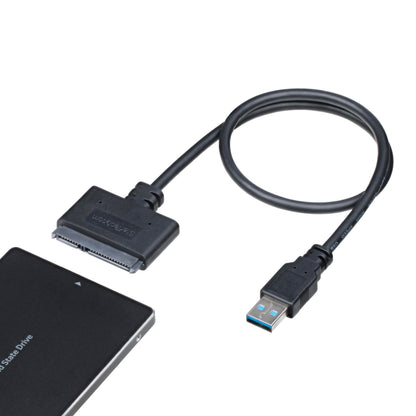 StarTech SATA to USB Adapter, USB 5Gbps to 2.5in SATA III Hard Drive Reader, HDD SSD to USB-A Adapter Cable for Windows Laptops and Macbooks