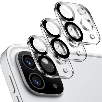 JETech Camera Lens Protector for iPad Pro 11-Inch M5/M4 and iPad Pro 13-Inch M5/M4, 9H Anti-Scratch HD Clear Tempered Glass, Full Coverage, Easy Installation, 3-Pack
