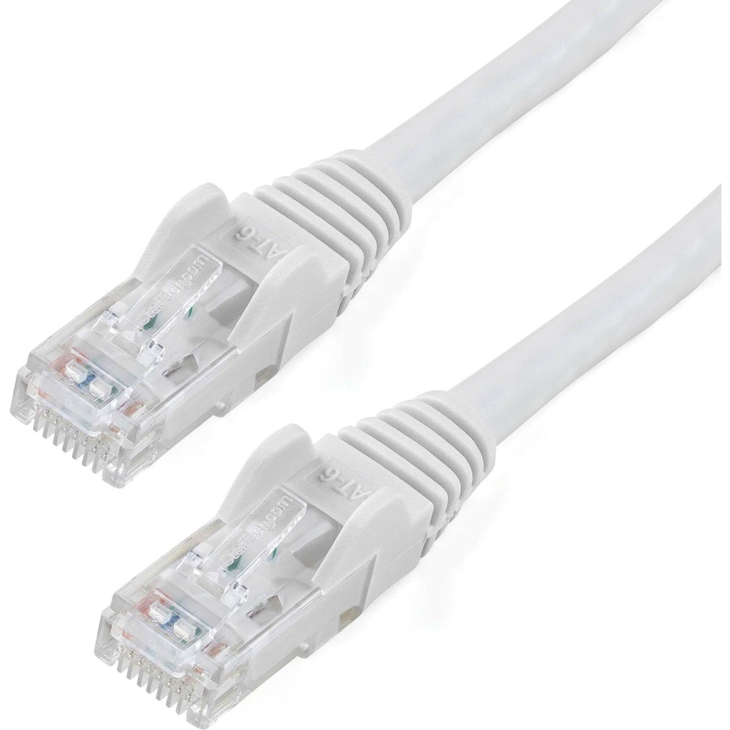 StarTech 15ft CAT6 Ethernet Cable - White CAT 6 Gigabit Ethernet Wire -250Mhz 100W PoE RJ45 UTP Network Patch Cord Snagless with Strain Relief (N6PATCH15WH)