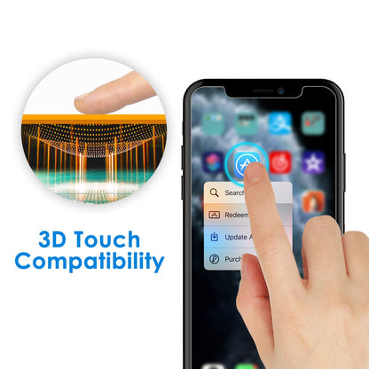 JETech Screen Protector for iPhone 17e (2026) / iPhone 16e / iPhone 14, Tempered Glass Film, 6.1-Inch Display, 3-Pack