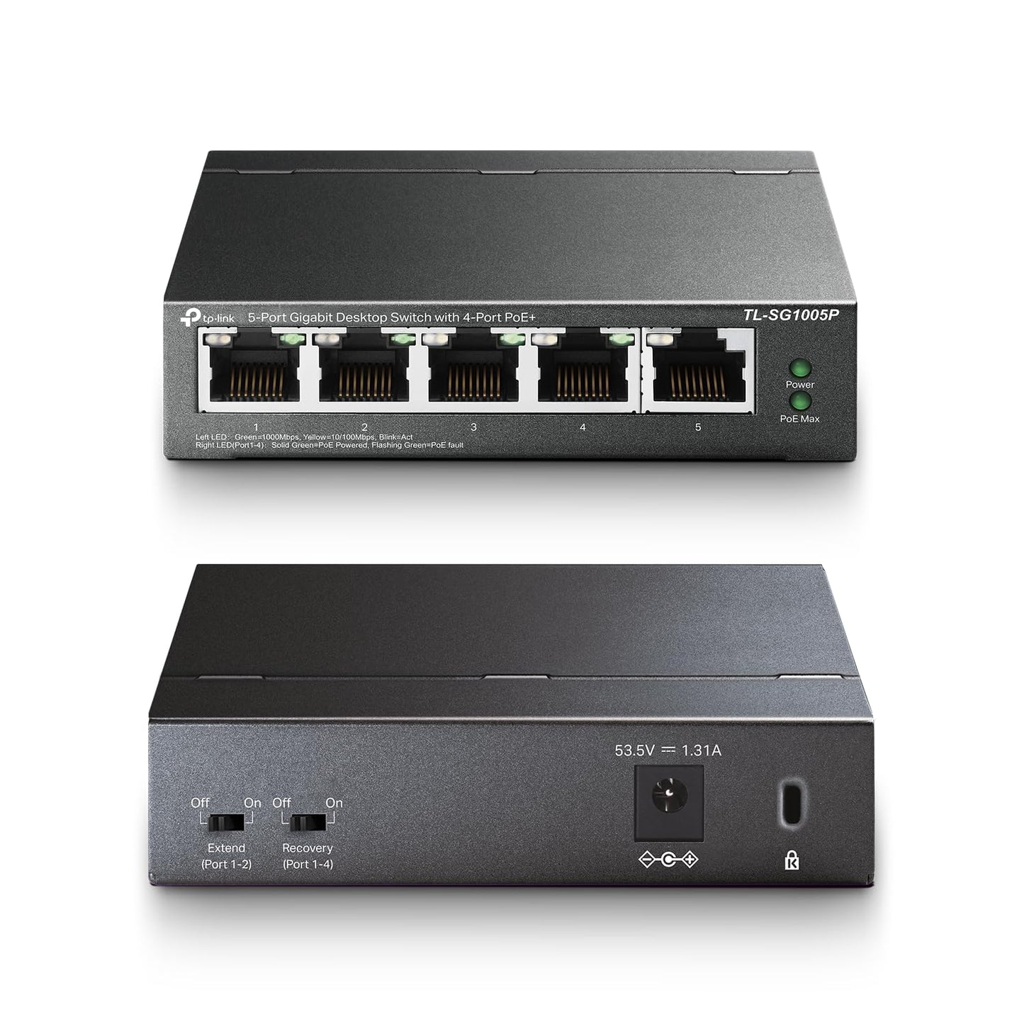 TP-Link TL-SG108S-M2 | 8-Port Multi-Gigabit 2.5G Ethernet Switch | Unmanaged Network Switch | Ethernet Splitter | Plug & Play | Desktop/Wall Mount | Silent Operation