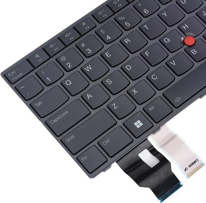 Replacement Backlit Keyboard for Lenovo Thinkpad T14 Gen 3 Gen 4, Thinkpad L14 Gen 3 Gen 4 & Thinkpad P14s Gen 3 Gen 4 Series Laptop Keyboard US Layout P/N: 5N21D68345, Gray