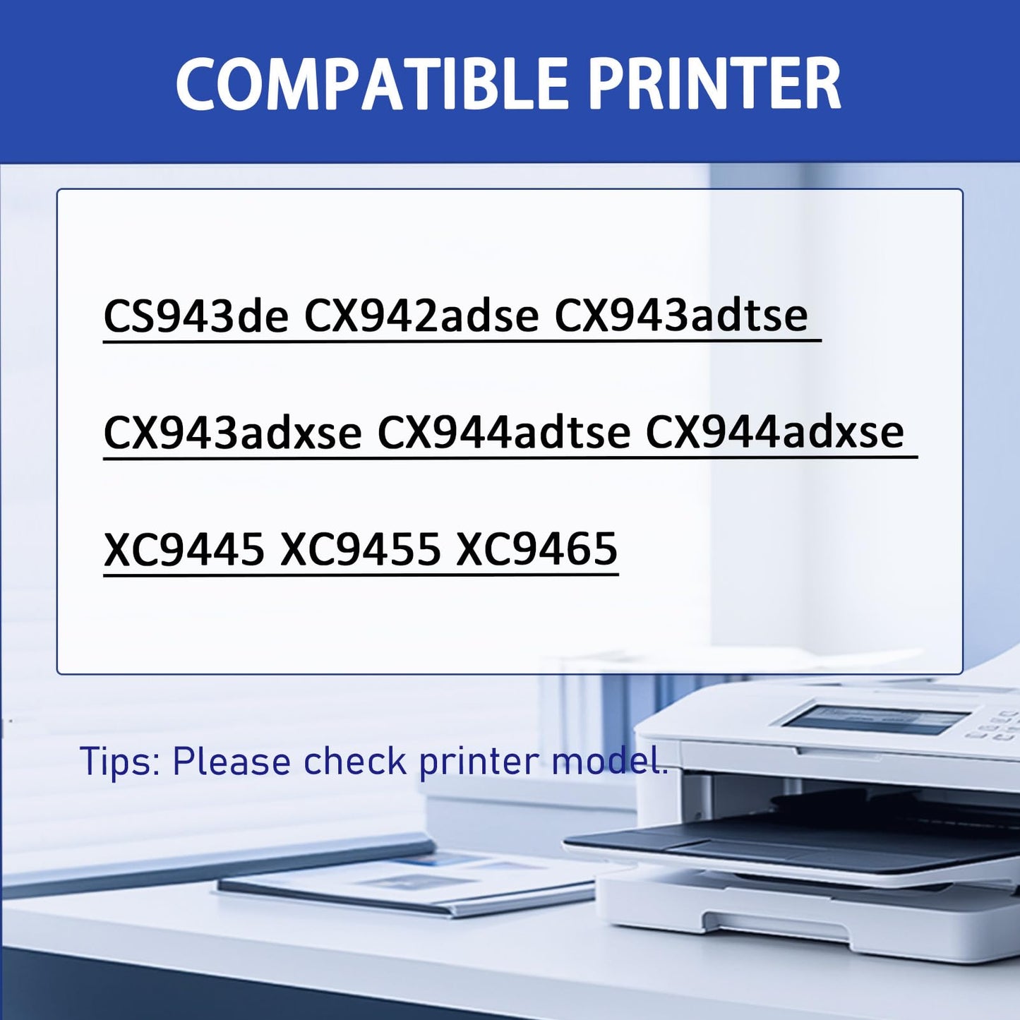 73D0W00 Waste Toner Box | Compatible for Lexmark CS943de CX942adse CS943 CX942 CX943 CX944 XC9445 XC9455 XC9465 Series Printer Toner Waste Bottle 1-Pack