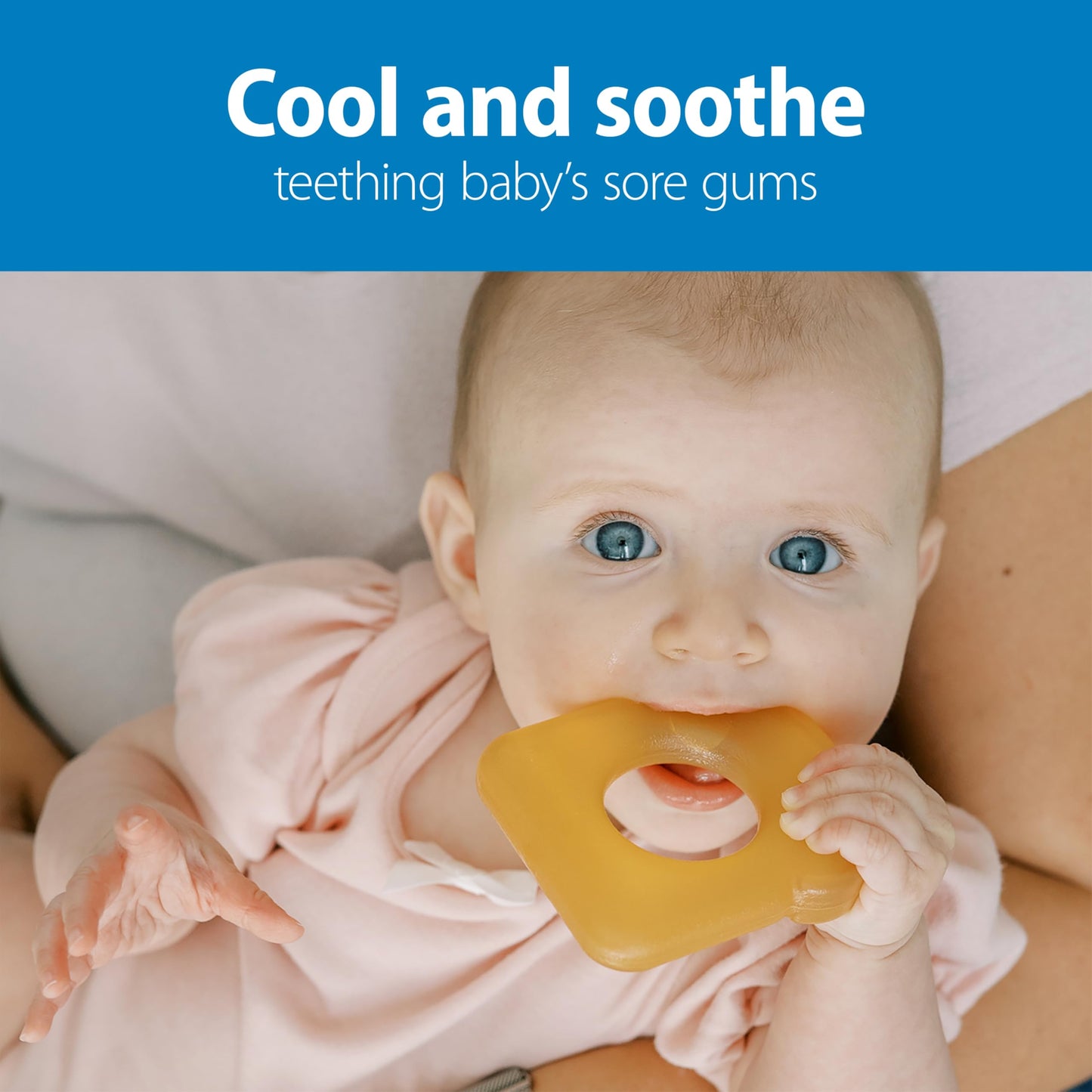 Dr. Brown's AquaCool Water-Filled Teether, Cooling Baby Teether Toy for Sore Gums, Apple Pineapple, BPA-Free, 3m+, 2-Pack