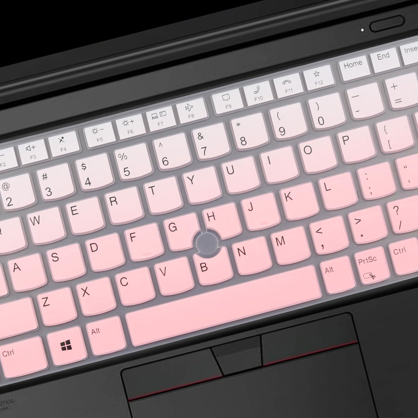 Keyboard Cover for Lenovo Thinkpad x1 Carbon Gen 11/10 14", ThinkPad X1 Yoga Gen 8/7, ThinkPad T14 T14s L14 P14s Gen 4/3, Thinkpad E14 Gen 6/5 (Not Fit T14 L14 P14s Gen 6/5/3/2/1, E14 Gen 7)-Black