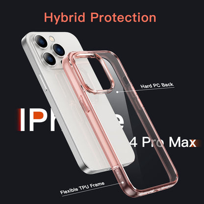 JETech Case for iPhone 14 6.1-Inch, Non-Yellowing Shockproof Phone Bumper Cover, Anti-Scratch Clear Back (Clear)