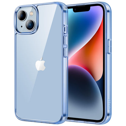 JETech Case for iPhone 14 6.1-Inch, Non-Yellowing Shockproof Phone Bumper Cover, Anti-Scratch Clear Back (Clear)