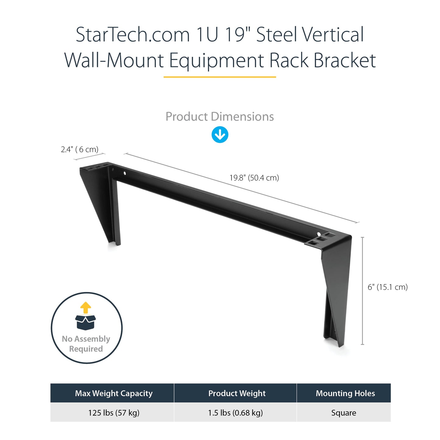 StarTech.com 2U Vertical Wall Mount Patch Panel Bracket - Steel Rack Mount Bracket w/Hardware for 19" Network, Server and Data Equipment , TAA (RK219WALLV)