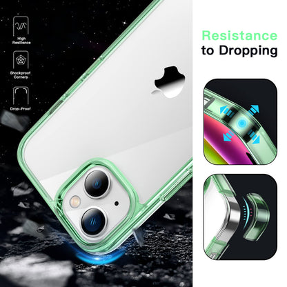 JETech Case for iPhone 14 6.1-Inch, Non-Yellowing Shockproof Phone Bumper Cover, Anti-Scratch Clear Back (Clear)