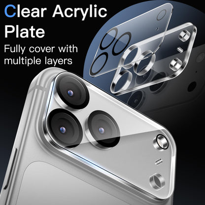 JETech Camera Lens Protector for iPhone 15 6.1-Inch and iPhone 15 Plus 6.7-Inch, 9H Tempered Glass, Anti-Scratch, Case Friendly, Does Not Affect Night Shots, HD Clear, 3-Pack