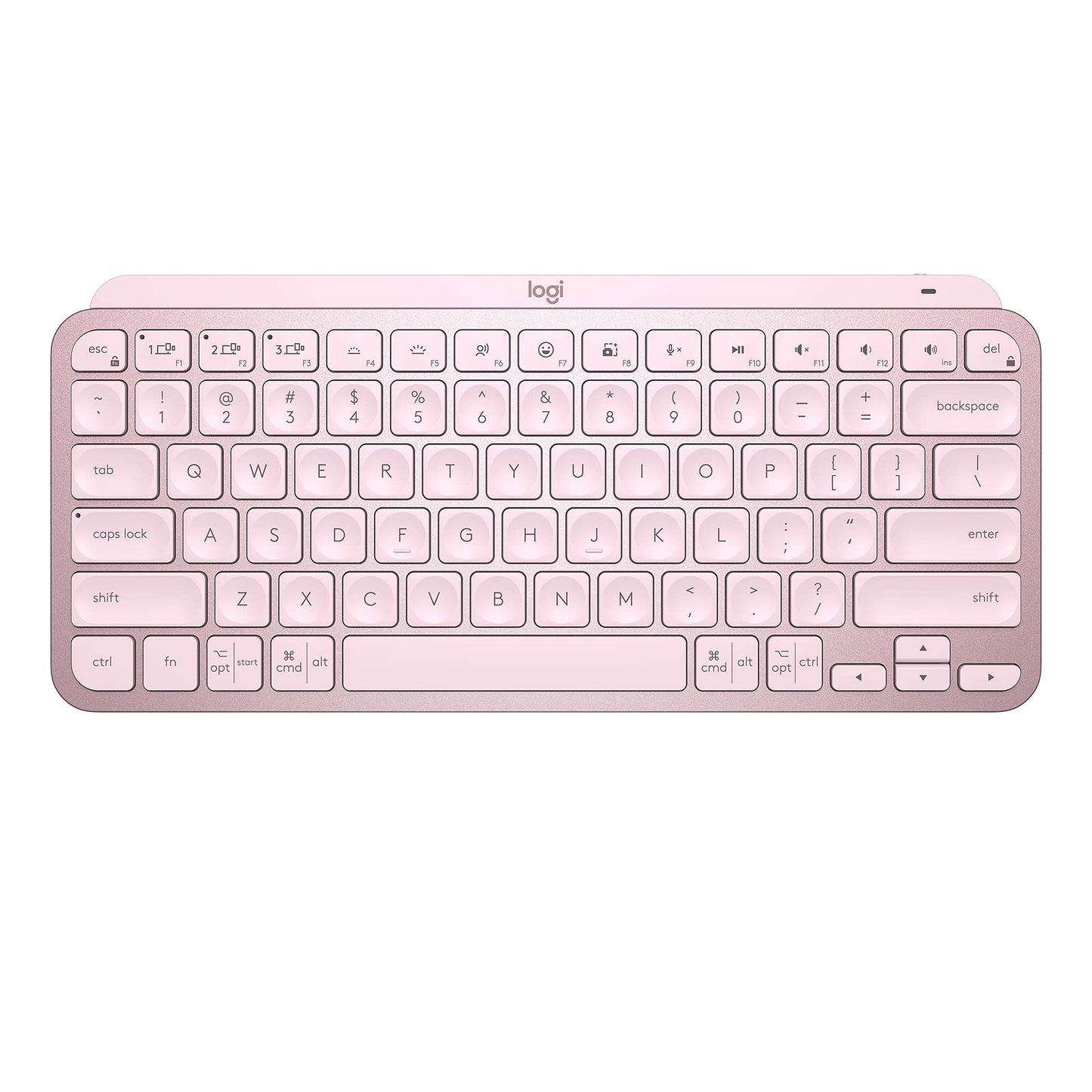Logitech MX Keys Mini Minimalist Wireless Illuminated Keyboard, Compact, Bluetooth, Backlit, USB-C, Compatible with Apple macOS, iOS, Windows, Linux, Android, Metal Build - Graphite