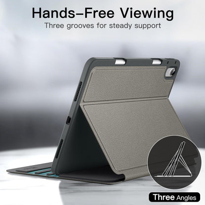 JETech Case for iPad Air 11-Inch M4/M3/M2 (2026/2025/2024), iPad Air 5/4 (2022/2020 5th/4th 10.9-Inch) with Pencil Holder, Slim Folio Stand Protective Tablet Cover, Multi-Angle Viewing (Black)