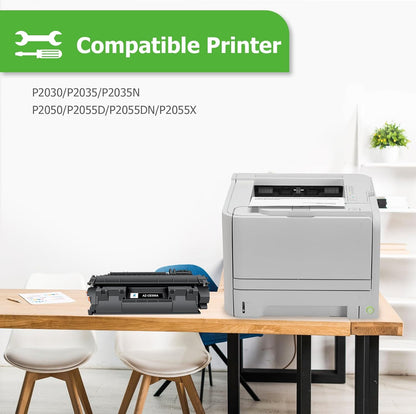 Aztech CE505A 05A Toner Cartridge Black P2035 Compatible Replacement for HP LaserJet 05A CE505A P2035N Toner Cartridge for HP 2035N P2055DN 2055DN P2030 P2050 P2055X P2055D Printer (Black 4-Pack)