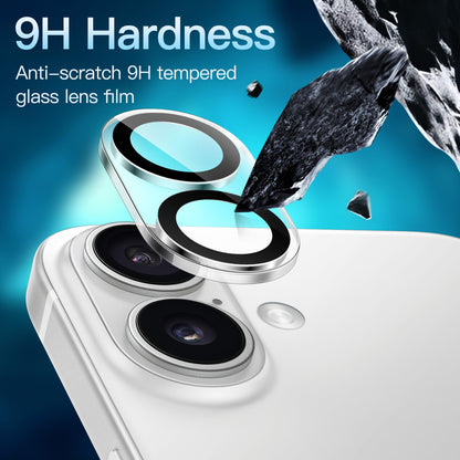 JETech Camera Lens Protector for iPhone 15 6.1-Inch and iPhone 15 Plus 6.7-Inch, 9H Tempered Glass, Anti-Scratch, Case Friendly, Does Not Affect Night Shots, HD Clear, 3-Pack