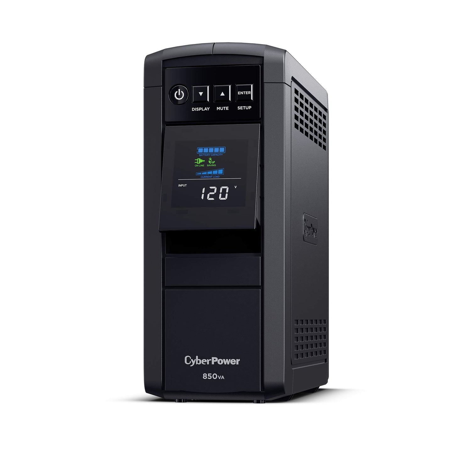 CyberPower CP1500PFCLCD PFC Sinewave UPS Battery Backup and Surge Protector, 1500VA/1000W, 12 Outlets, AVR, Mini Tower, UL Certified