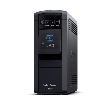 CyberPower CP1500PFCLCD PFC Sinewave UPS Battery Backup and Surge Protector, 1500VA/1000W, 12 Outlets, AVR, Mini Tower, UL Certified