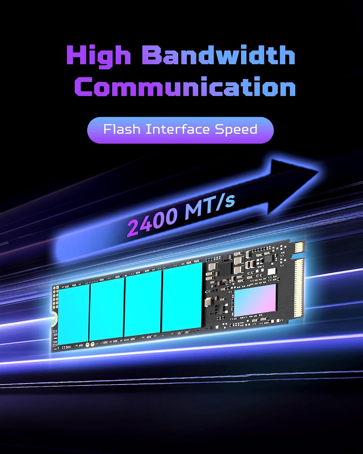 Acer Predator GM7 2TB SSD: M.2 2280 PCIe Gen 4 x4 NVMe 2.0, Read Speed Up to 7400 MB/s, Internal PC Solid State Drive for Laptop, Desktop and PS5 - BL.9BWWR.119