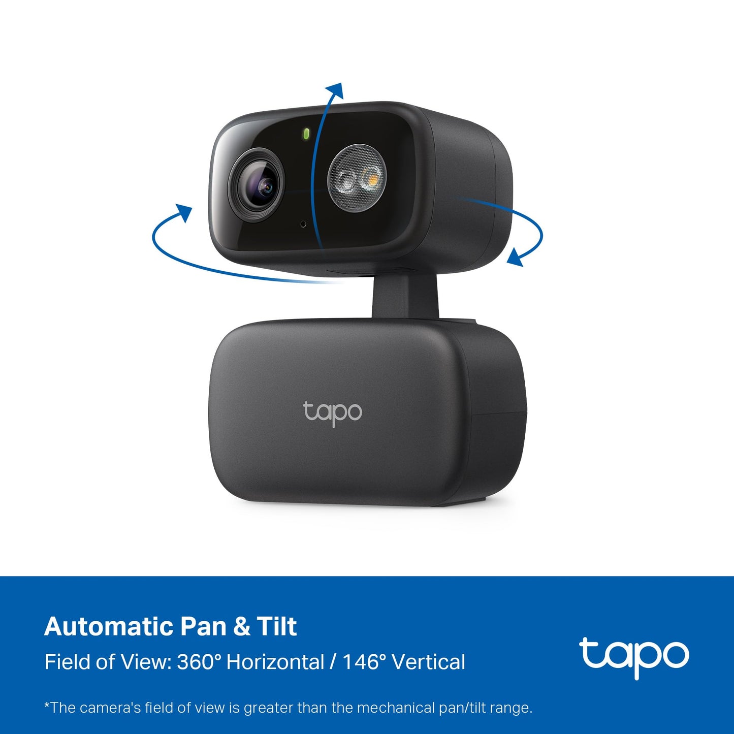 TP-Link Tapo Pan/Tilt Security Camera for Baby Monitor, Pet Camera w/Motion Detection, 1080P, 2-Way Audio, Night Vision, Cloud & SD Card Storage, Works with Alexa & Google Home (Tapo C200)