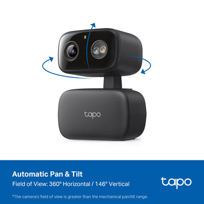 TP-Link Tapo Pan/Tilt Security Camera for Baby Monitor, Pet Camera w/Motion Detection, 1080P, 2-Way Audio, Night Vision, Cloud & SD Card Storage, Works with Alexa & Google Home (Tapo C200)