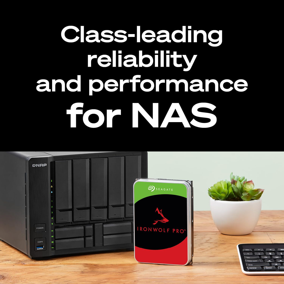 Seagate 8TB IronWolf Internal NAS Hard Drive | SATA 6 Gb/s (ST8000VNZ04)