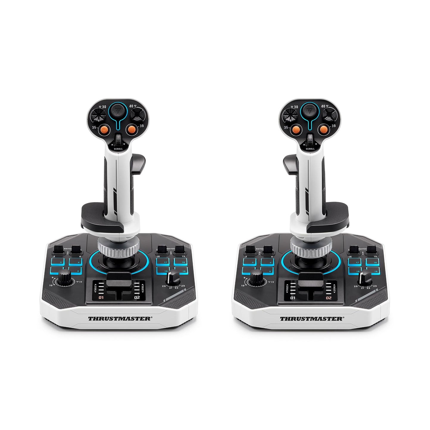Thrustmaster Sol-R2 HOSAS Dual Flight Joysticks - Hall Effect Technology, 88 Buttons Space Sim Joystick for Flight Simulator - Compatible with PC