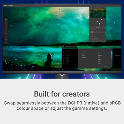 Dell S2722DGM Curved Gaming Monitor - 27-inch QHD (2560 x 1440) 1500R Curved Display, 165Hz Refresh Rate (DisplayPort), HDMI/DisplayPort Connectivity, Height/Tilt Adjustability - Black