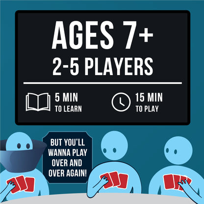 Exploding Kittens Original Edition - 2-5 Players - Ages 7+ - 15 Minutes to Play - High Stakes Card Game - Party Game, Family Game Night, Kid and Adult Card Game
