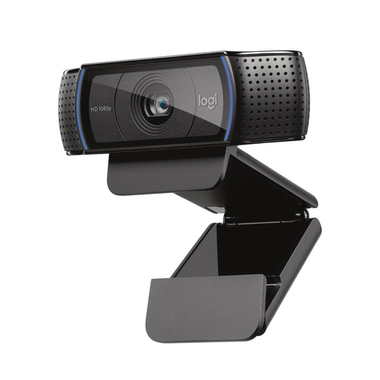 Logitech C920x HD Pro PC Webcam, Full HD 1080p/30fps Video, Clear Audio, HD Light Correction, Works with Microsoft Teams, Google Meet, Zoom, Nintendo Switch 2’s new GameChat Mode, Mac/Tablet- Black