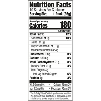 Lance Sandwich Crackers, Variety Pack, 3 Flavors, 20 Individually Wrapped Packs, 6 Sandwiches Each