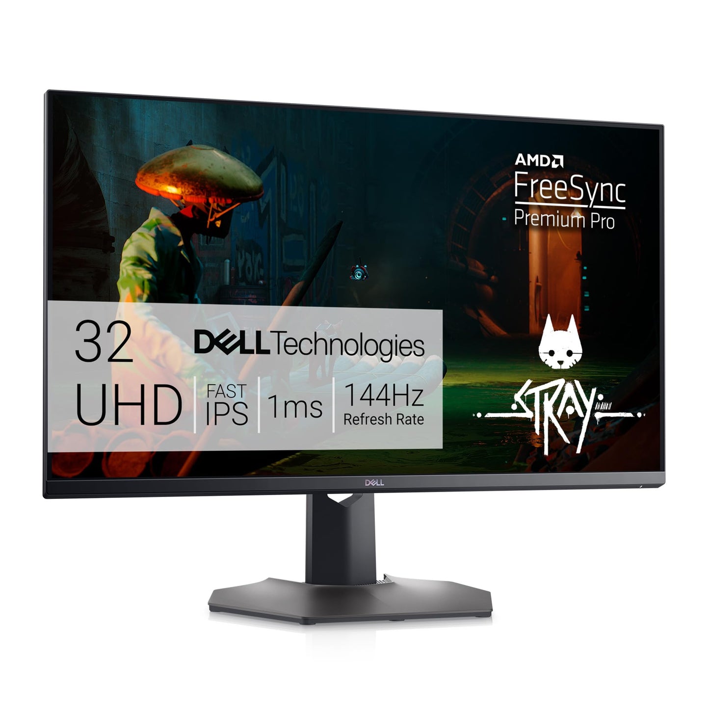 Dell S2722DGM Curved Gaming Monitor - 27-inch QHD (2560 x 1440) 1500R Curved Display, 165Hz Refresh Rate (DisplayPort), HDMI/DisplayPort Connectivity, Height/Tilt Adjustability - Black