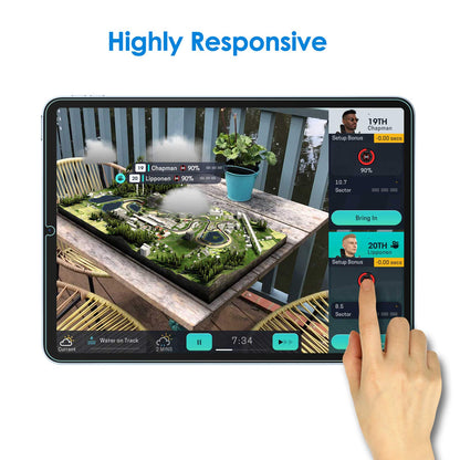 JETech Screen Protector for iPad (10.2-Inch, 2021/2020/2019 Model, 9/8/7 Generation), Tempered Glass Film, 1-Pack