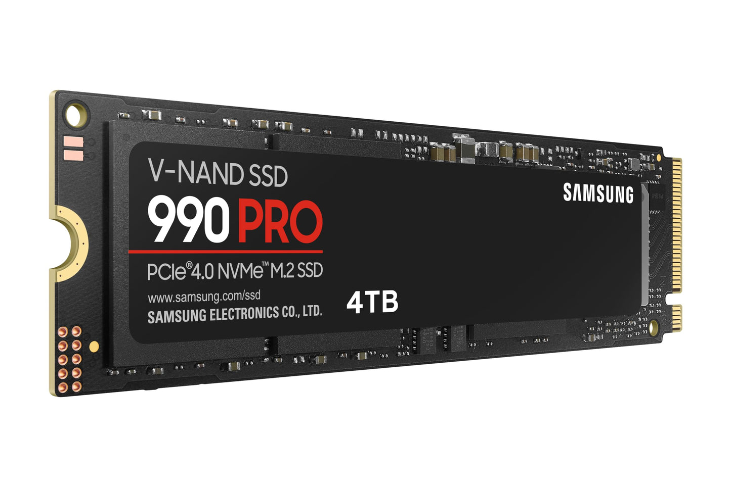 Samsung 990 PRO SSD 1TB PCIe 4.0 M.2 2280 Internal Solid State Hard Drive, Seq. Read Speeds Up to 7,450 MB/s for High End Computing, Gaming, and Heavy Duty Workstations, MZ-V9P1T0B/AM
