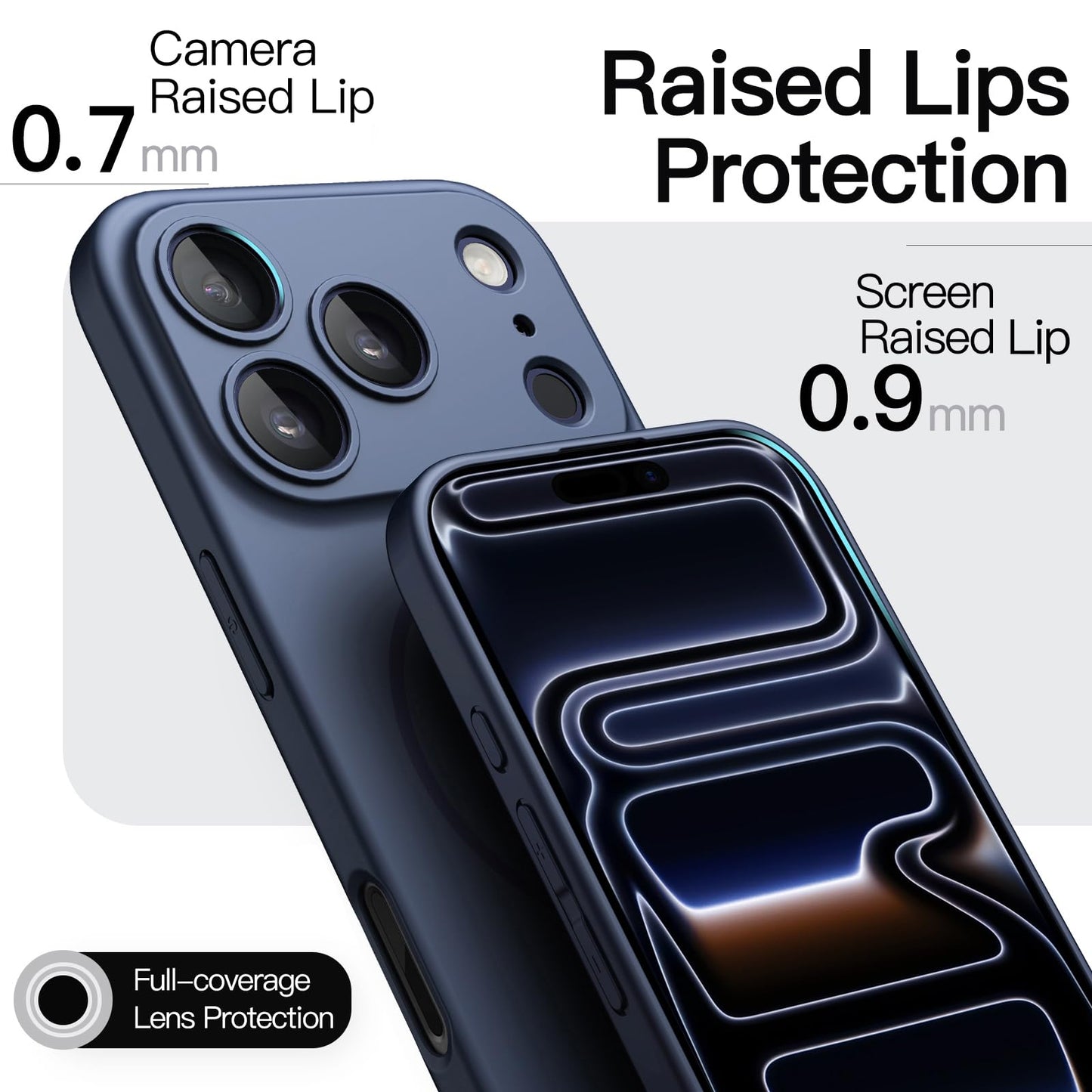 JETech Magnetic Slim Case for iPhone 17 Pro Max 6.9-Inch, Compatible with MagSafe, Ultra-Thin Lightweight Minimalist Phone Cover with Matte Finish and Full Camera Lens Protection (Black)