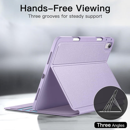JETech Case for iPad Air 11-Inch M4/M3/M2 (2026/2025/2024), iPad Air 5/4 (2022/2020 5th/4th 10.9-Inch) with Pencil Holder, Slim Folio Stand Protective Tablet Cover, Multi-Angle Viewing (Black)