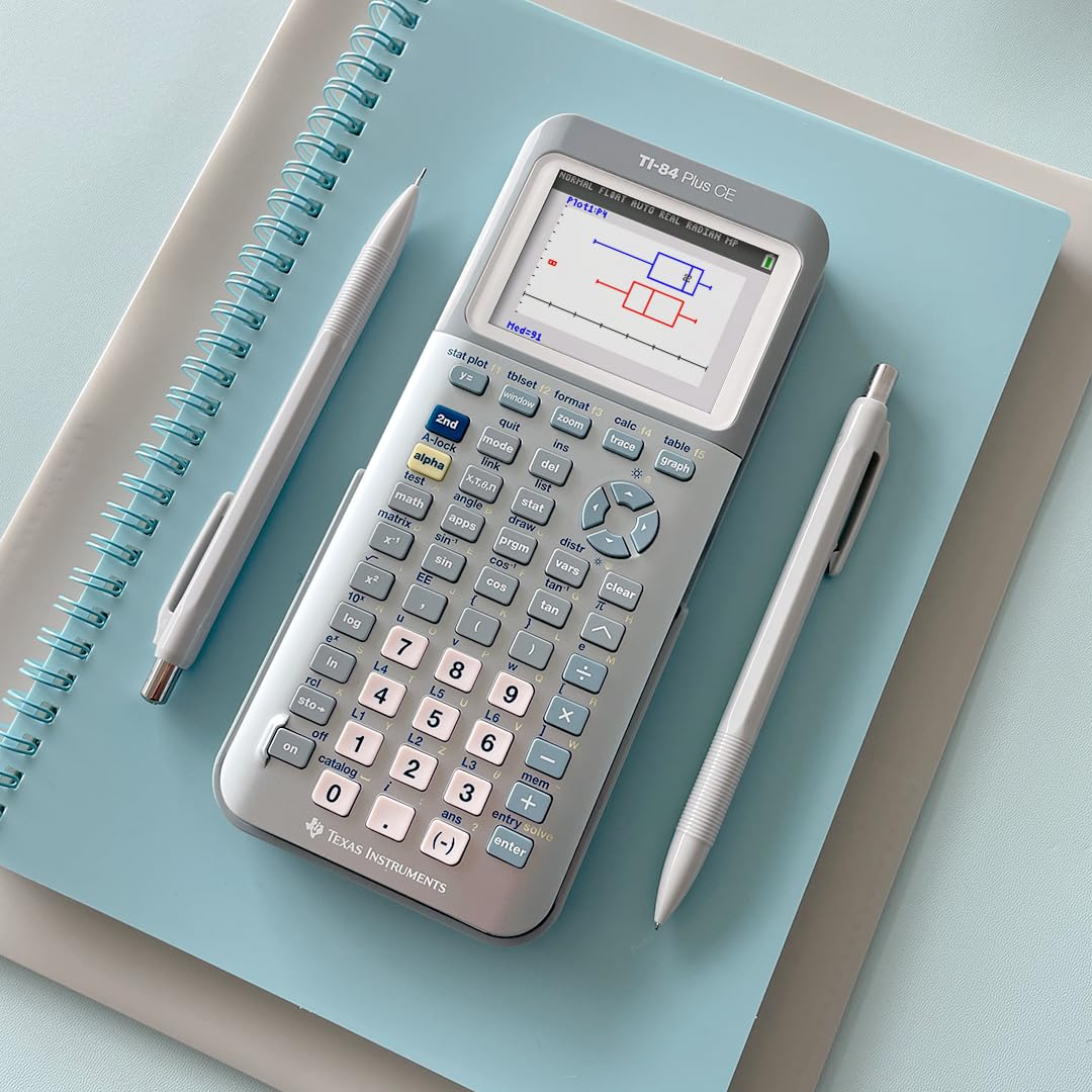 Texas Instruments TI-84 Plus CE Color Graphing Calculator, Black