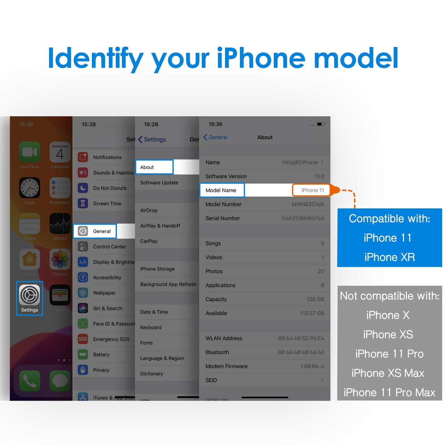 JETech Screen Protector for iPhone 17e (2026) / iPhone 16e / iPhone 14, Tempered Glass Film, 6.1-Inch Display, 3-Pack