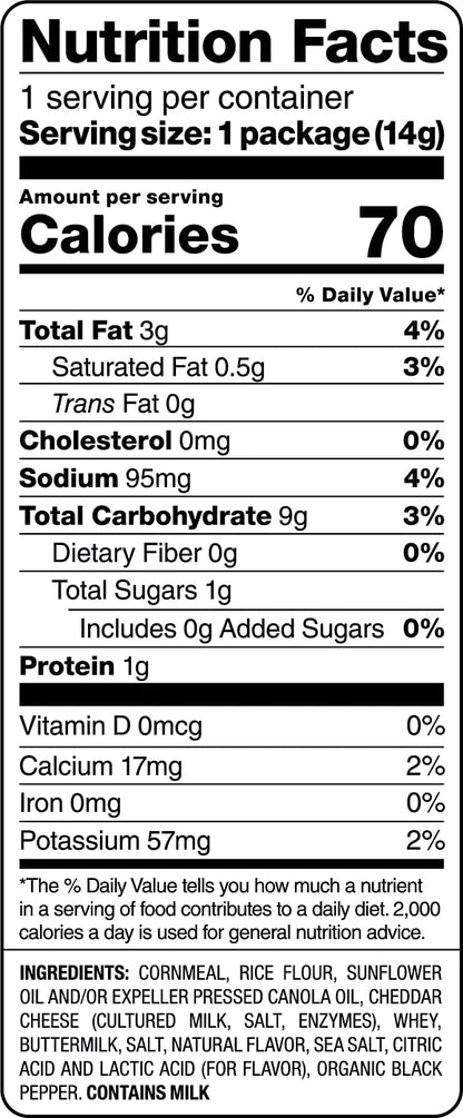 Pirate's Booty Aged White Cheddar Cheese Puffs, 60ct, 0.5oz Individual Size Bags, Gluten Free, Healthy Kids Snacks, 100 Calorie Packs