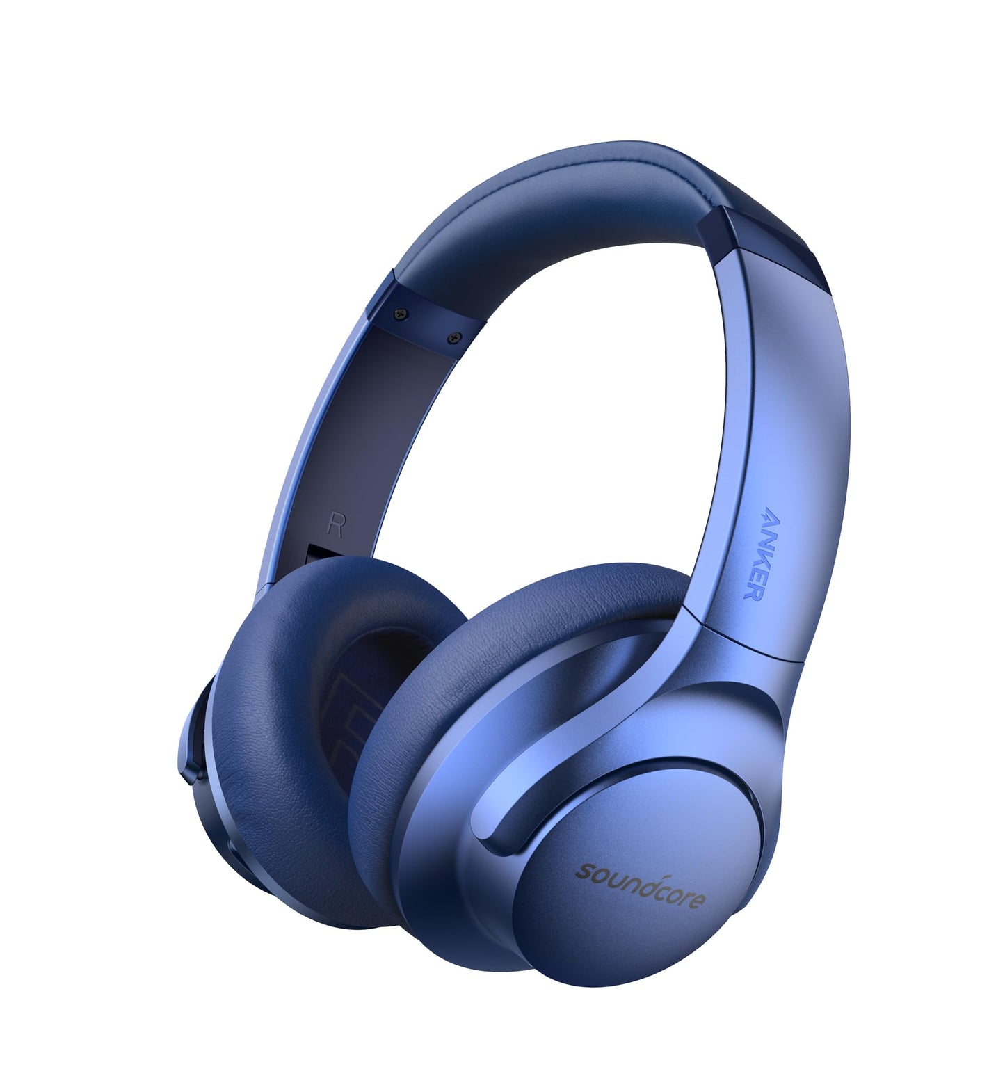 Soundcore Anker Life Q20 Hybrid Active Noise Cancelling Headphones, Wireless Over Ear Bluetooth Headphones, 70H Playtime, Hi-Res Audio, Deep Bass, Memory Foam Ear Cups, Travel, Office