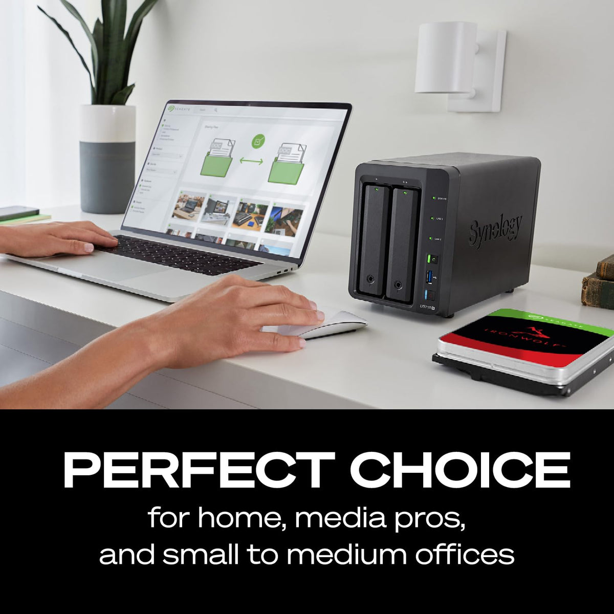 Seagate 8TB IronWolf Internal NAS Hard Drive | SATA 6 Gb/s (ST8000VNZ04)
