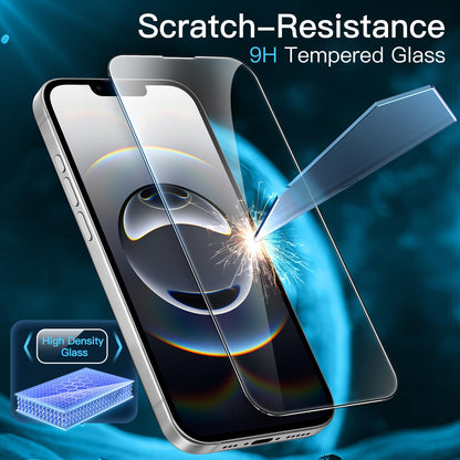 JETech Full Coverage Screen Protector for iPhone 17e (2026) / iPhone 16e, 9H Tempered Glass Film, Case-Friendly, HD Clear, 6.1-Inch Display, 3-Pack