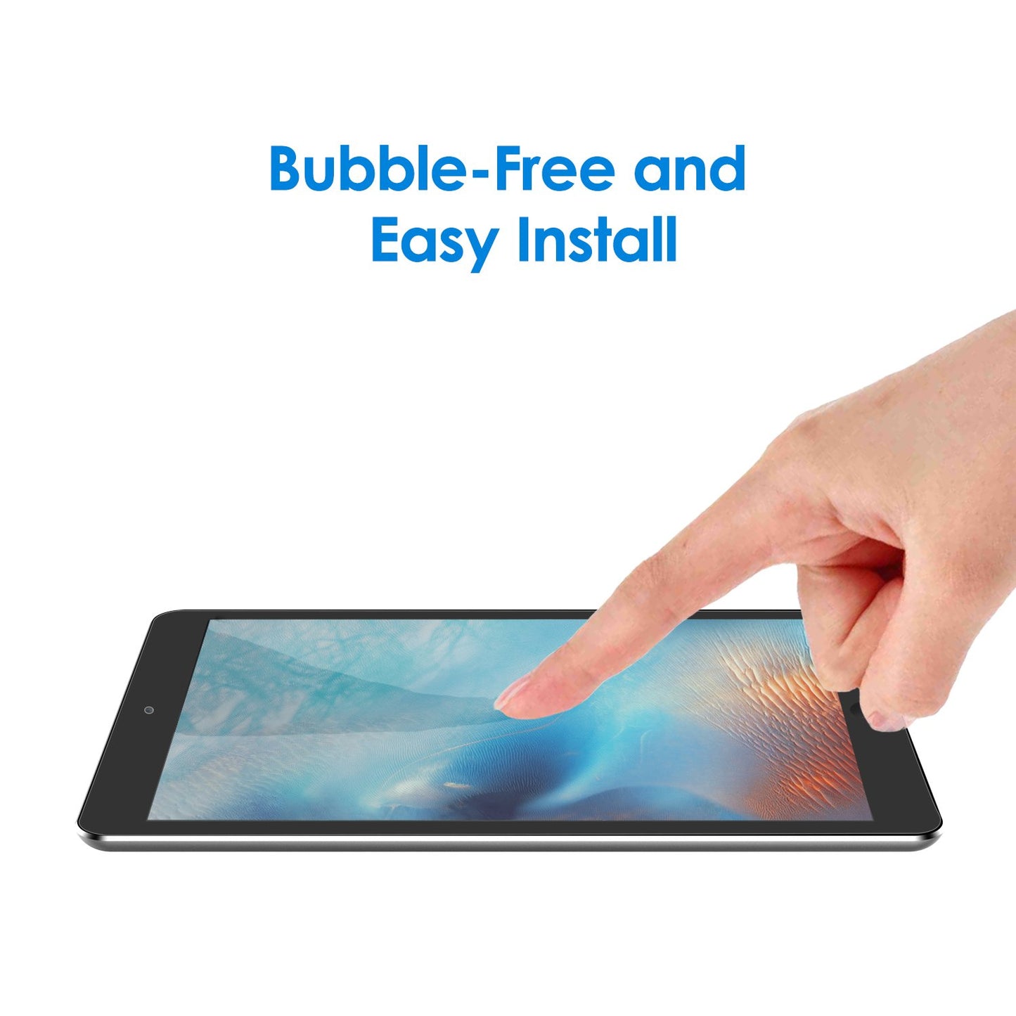 JETech Screen Protector for iPad (10.2-Inch, 2021/2020/2019 Model, 9/8/7 Generation), Tempered Glass Film, 1-Pack